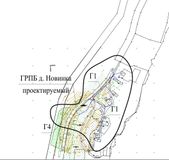 Схема газопровода в деревне Новинка (Пертисельга)